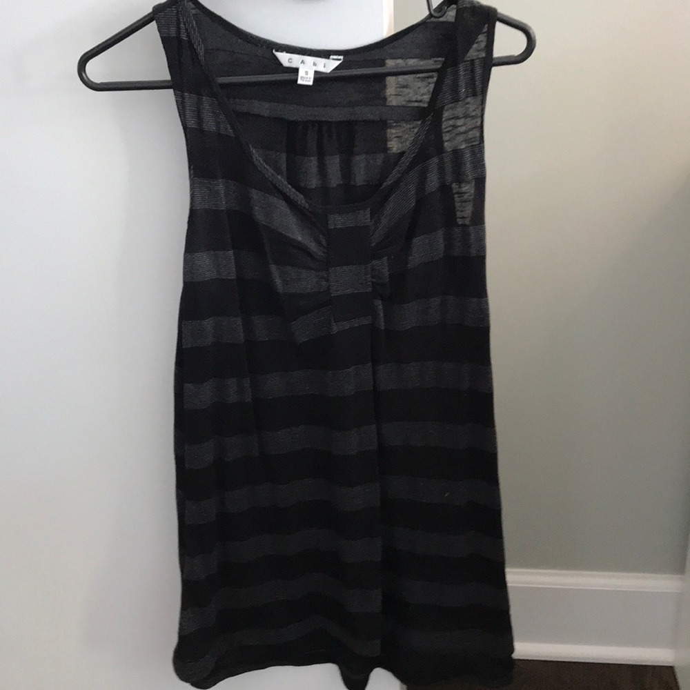 CAbi Black & White long T-Shirt